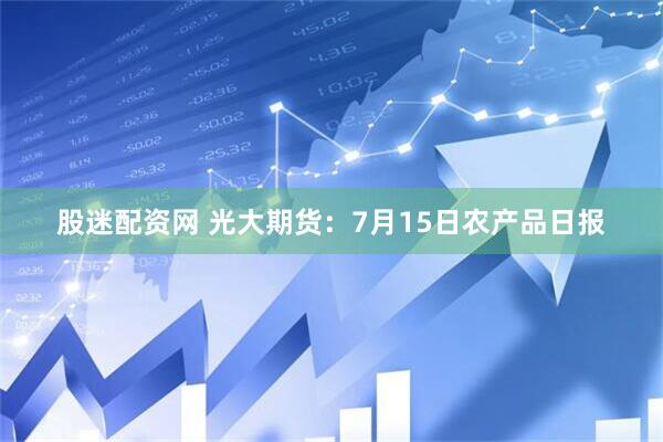 股迷配资网 光大期货：7月15日农产品日报